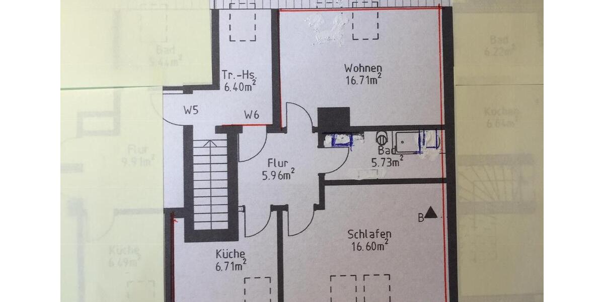 2-Zimmer-Wohnung im Obergeschoss in Gyhum 2 zimmer