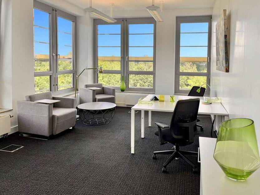 All-inclusive-Zugang zu professionellen Büroräumen 10 sqm für 2 Personen in HQ Ruhrallee