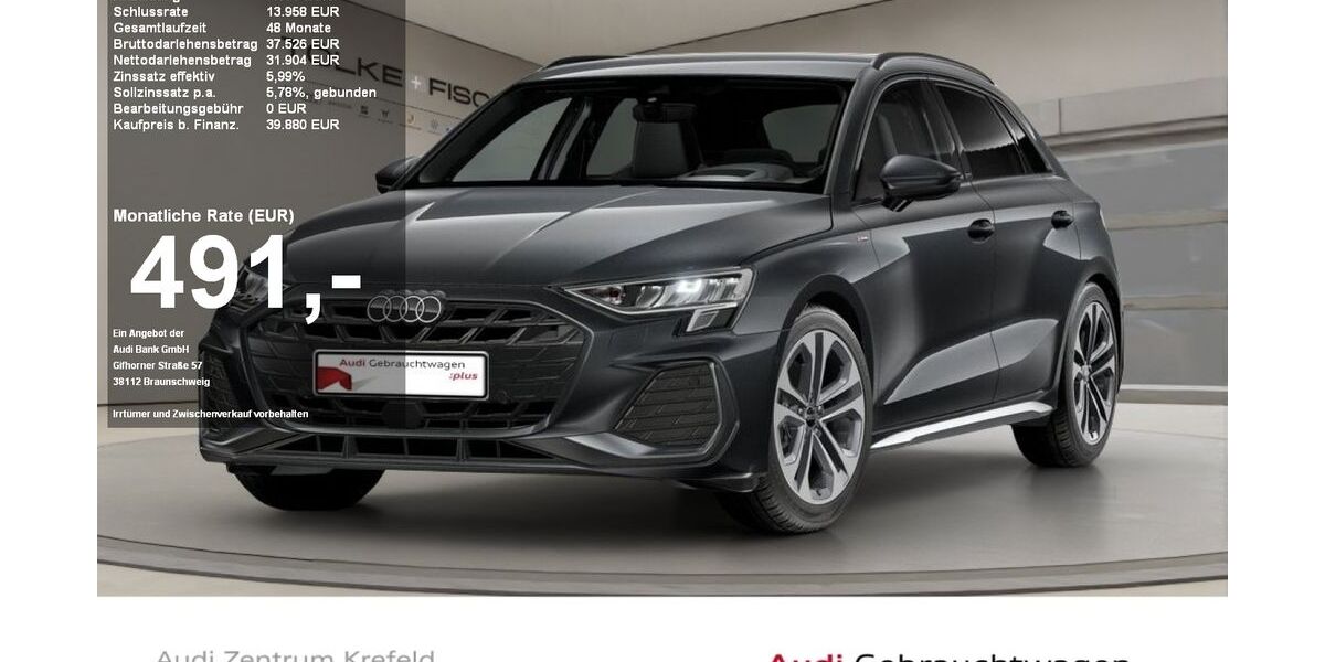 Audi A3 5.283 km 39.880 &euro; Krefeld 47805