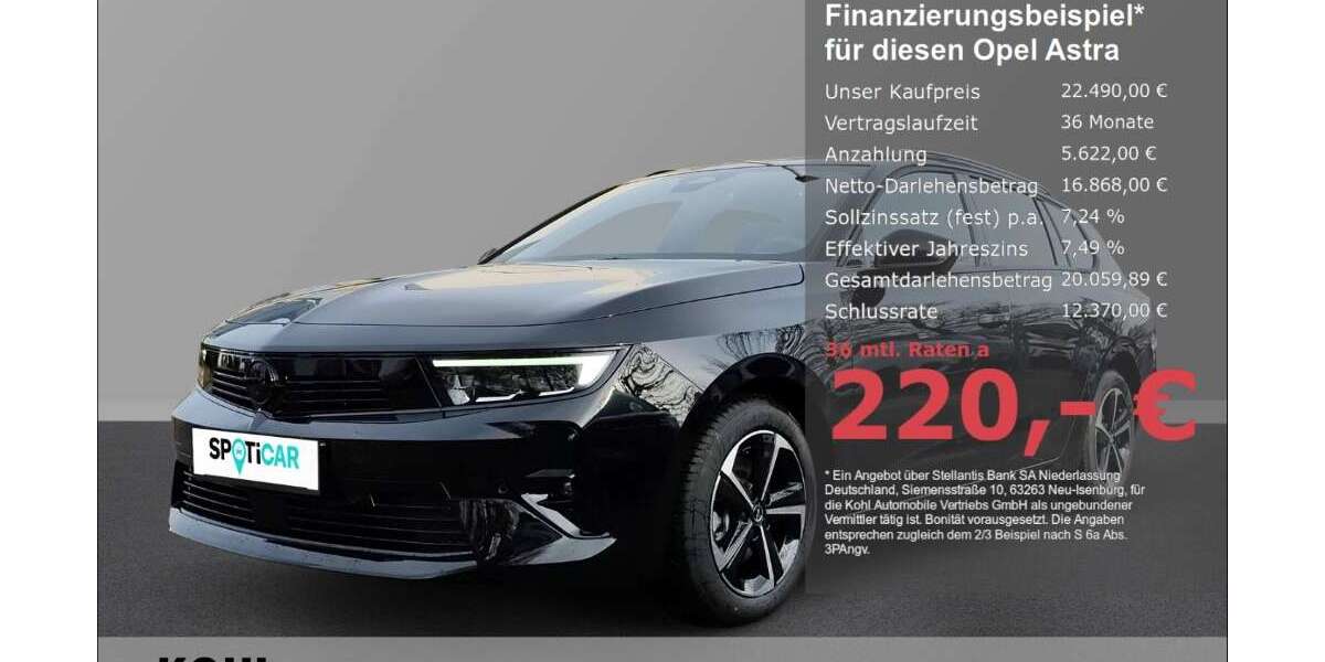 Opel Astra 17.850 km 22.490 &euro; Aachen 52078