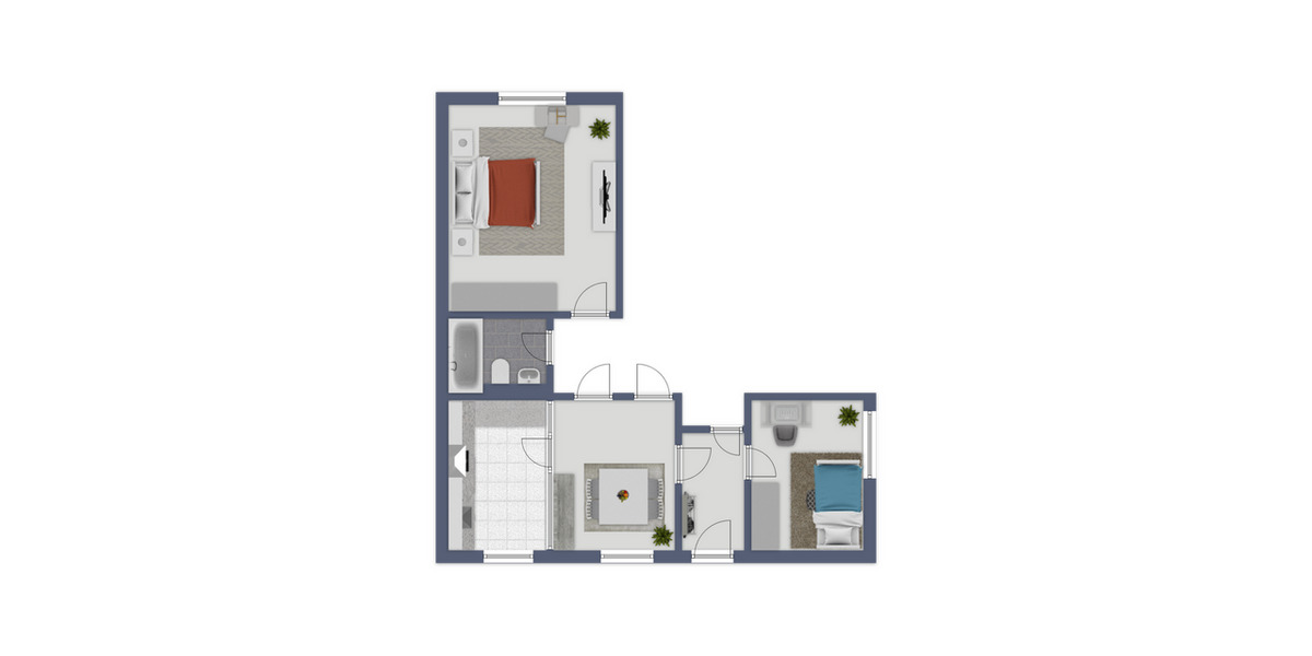Etagenwohnung Melsdorf - 2 Zimmer, 64 m&sup2;, 499&euro; | Angebot:25592903