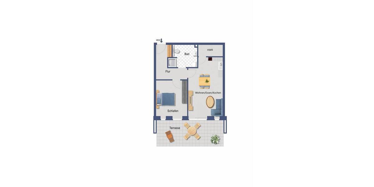 Etagenwohnung Papenburg - 2 Zimmer, 64 m&sup2;, 211.000&euro; | Angebot:26712843