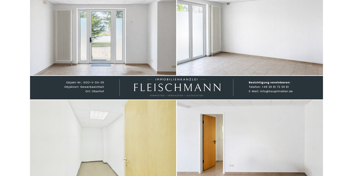 Flexible Gewerbefläche mit vielseitigen Nutzungsmöglichkeiten und moderner Ausstattung - Gewerbeobjekt Oberhof | Angebot:26876976