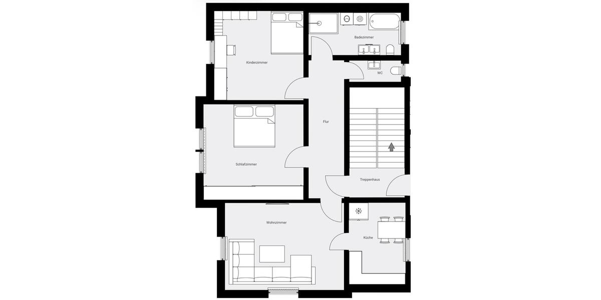 Etagenwohnung Eisenach - 3 Zimmer, 94 m&sup2;, 990&euro; | Angebot:26384248