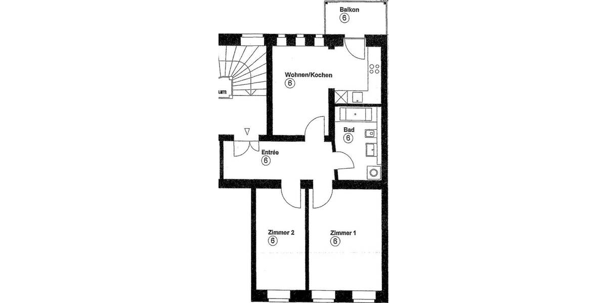 Etagenwohnung Leipzig Altlindenau - 3 Zimmer, 63 m&sup2;, 845&euro; | Angebot:26806013