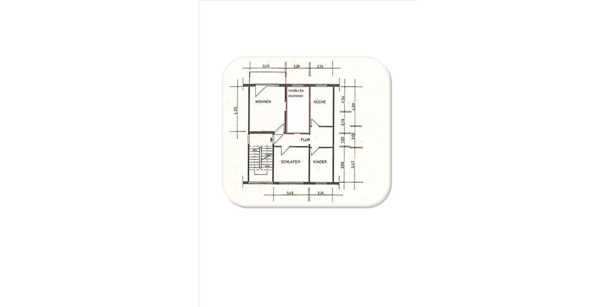 Etagenwohnung Schwerin Lankow - 3 Zimmer, 55 m&sup2;, 410&euro; | Angebot:26192514