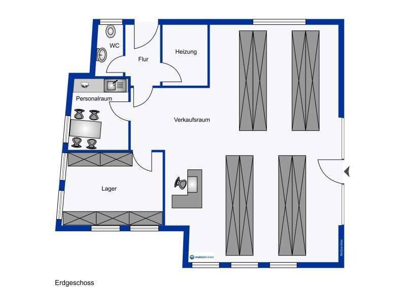 Gewerbeobjekt Neuharlingersiel - 1.250&euro; | Angebot:25666022