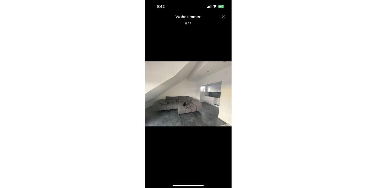 Dachgeschoßwohnung Oberhausen-Rheinhausen Rheinhausen - 2 Zimmer, 68 m&sup2;, 1.000&euro; | Angebot:26676231