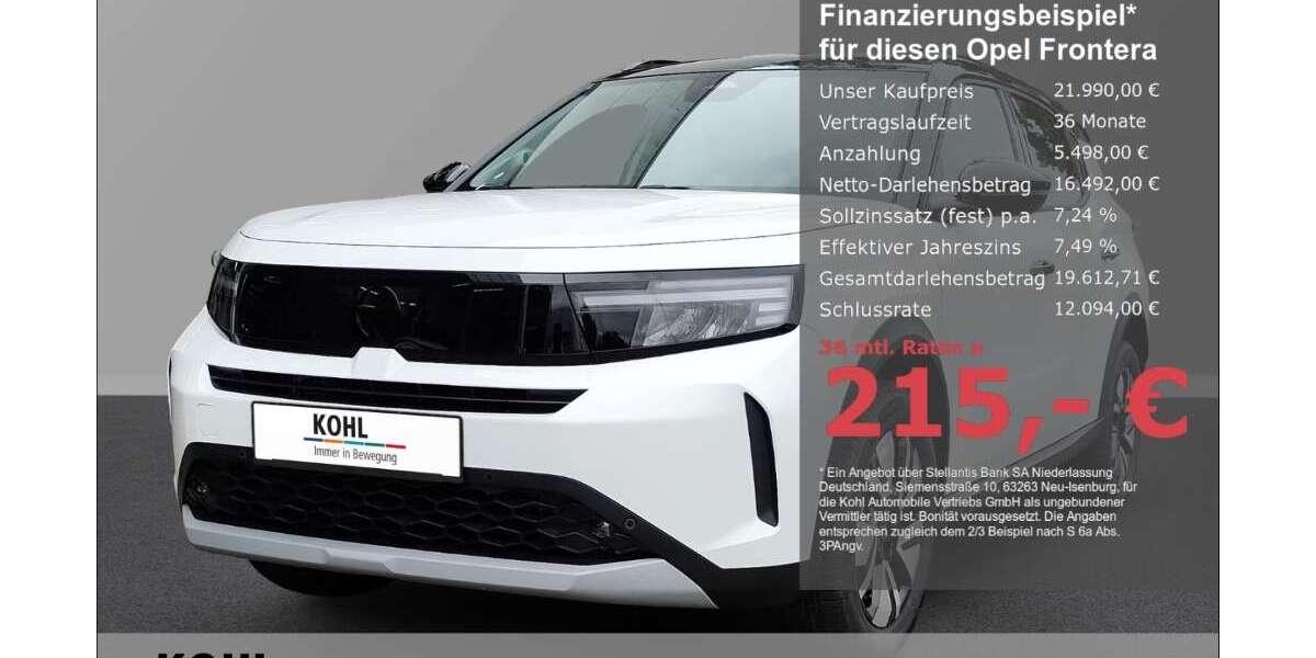 Opel Frontera 8.900 km 21.990 &euro; Aachen 52078