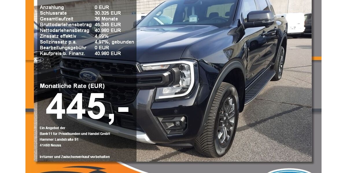 Ford Ranger 35.492 km 40.980 &euro; Mühldorf am Inn 84453