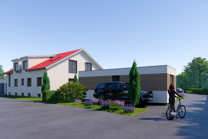 Erstbezug in Ernsgaden I KFW-55 I 4-Zimmer Erdgeschosswohnung mit Terrasse und Garten 4 zimmer