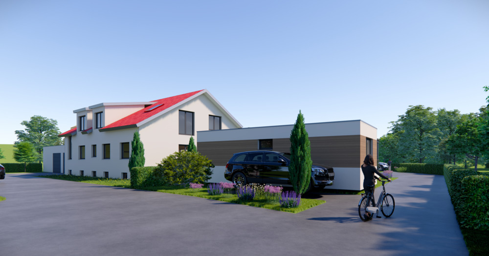 Erstbezug in Ernsgaden I KFW-55 I 4-Zimmer Erdgeschosswohnung mit Terrasse und Garten 4 zimmer