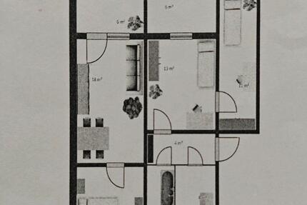 Wohnung Marienberg - 4 Zimmer, 77 m&sup2;, 480&euro; | Angebot:24805757