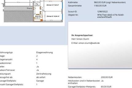Wohnung Bad Camberg - 3 Zimmer, 101 m&sup2;, 270.000&euro; | Angebot:25640875