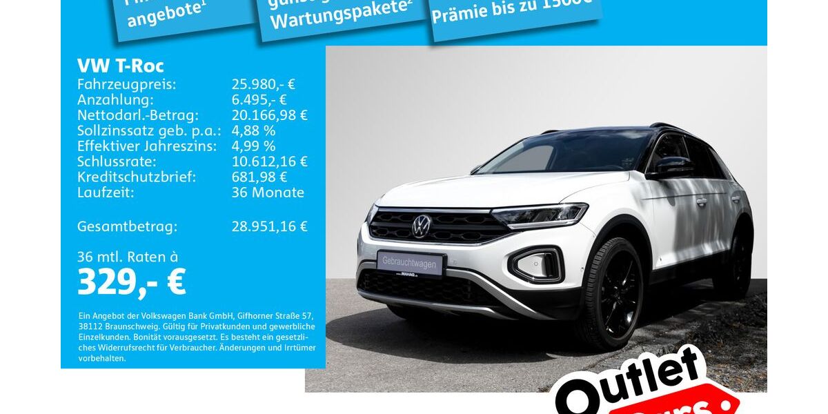 VW T-Roc 32.193 km 25.980 &euro; Dachau 85221