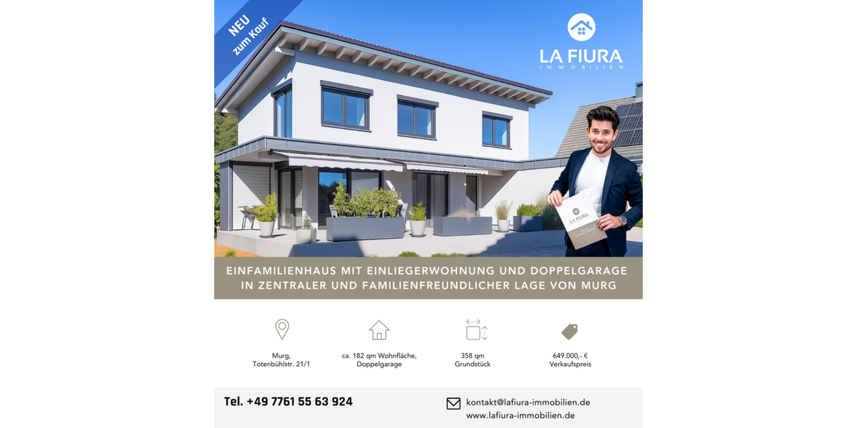 Haus zum Kaufen in Murg 649.000 € 182.35 m² 4.5 zimmer