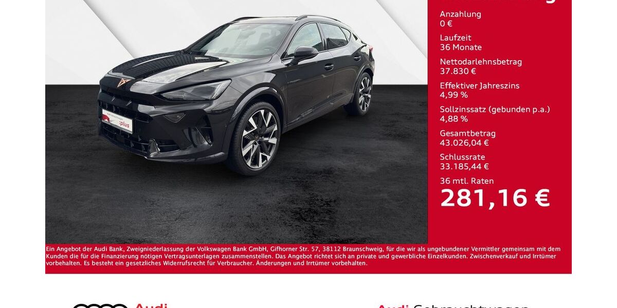 Cupra Formentor 9.418 km 37.830 &euro; Giessen 35394