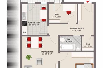Wohnung Neuötting - 3 Zimmer, 74 m&sup2;, 259.000&euro; | Angebot:26085991