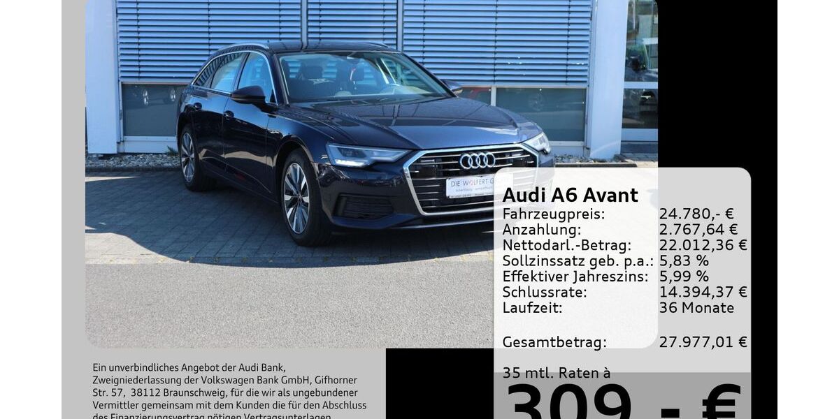 Audi A6 146.703 km 24.780 &euro; Buergstadt 63927