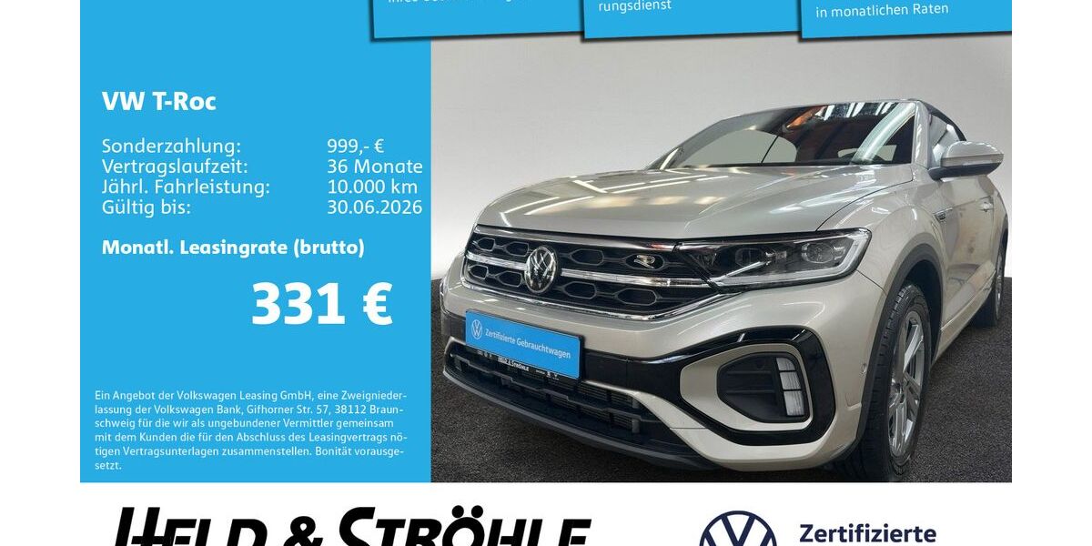 VW T-Roc 8.375 km 33.920 &euro; Neu-Ulm 89231