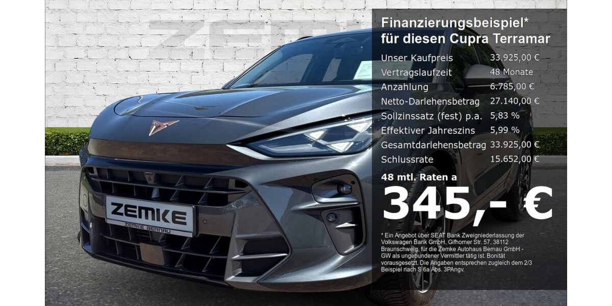 Cupra Terramar 17.419 km 33.550 &euro; Bernau 16321