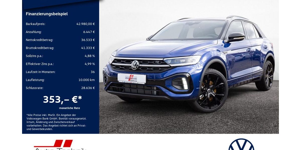 VW T-Roc 1.999 km 42.980 &euro; Rathenow 14712