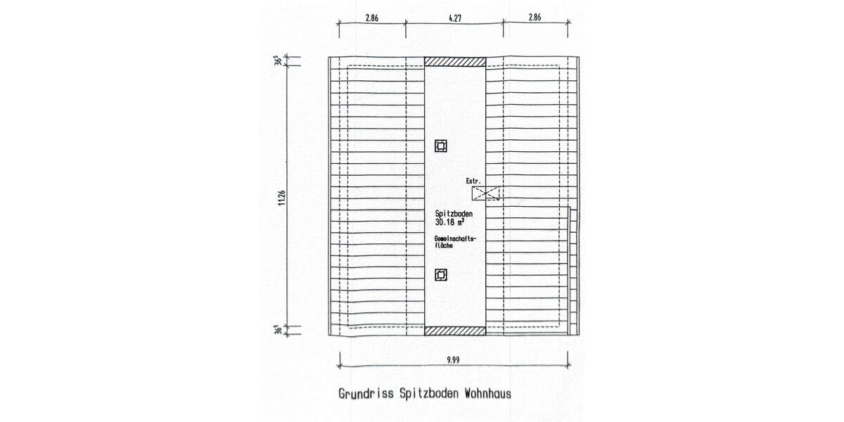 Dachgeschoßwohnung Regensburg Gallingkofen - 2 Zimmer, 75 m&sup2;, 174.000&euro; | Angebot:26995659