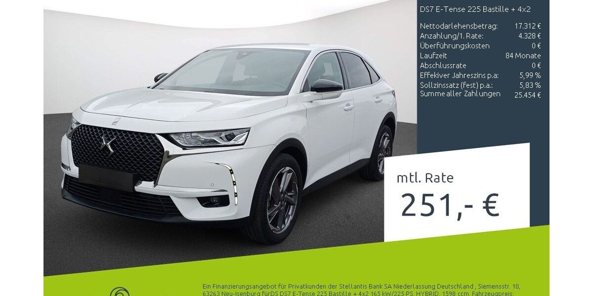 DS Automobiles DS7 (Crossback) 38.110 km 21.640 &euro; Borken 46325