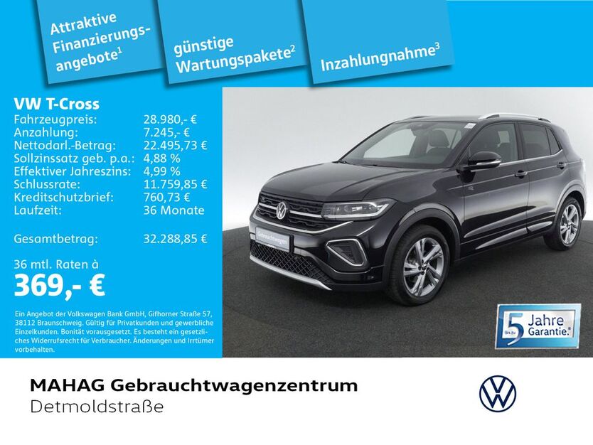 VW T-Cross 15.215 km 28.980 € München 80935