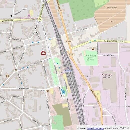 Gewerbeobjekt Köthen - 4 Zimmer, 130 m&sup2;, 500&euro; | Angebot:25728166