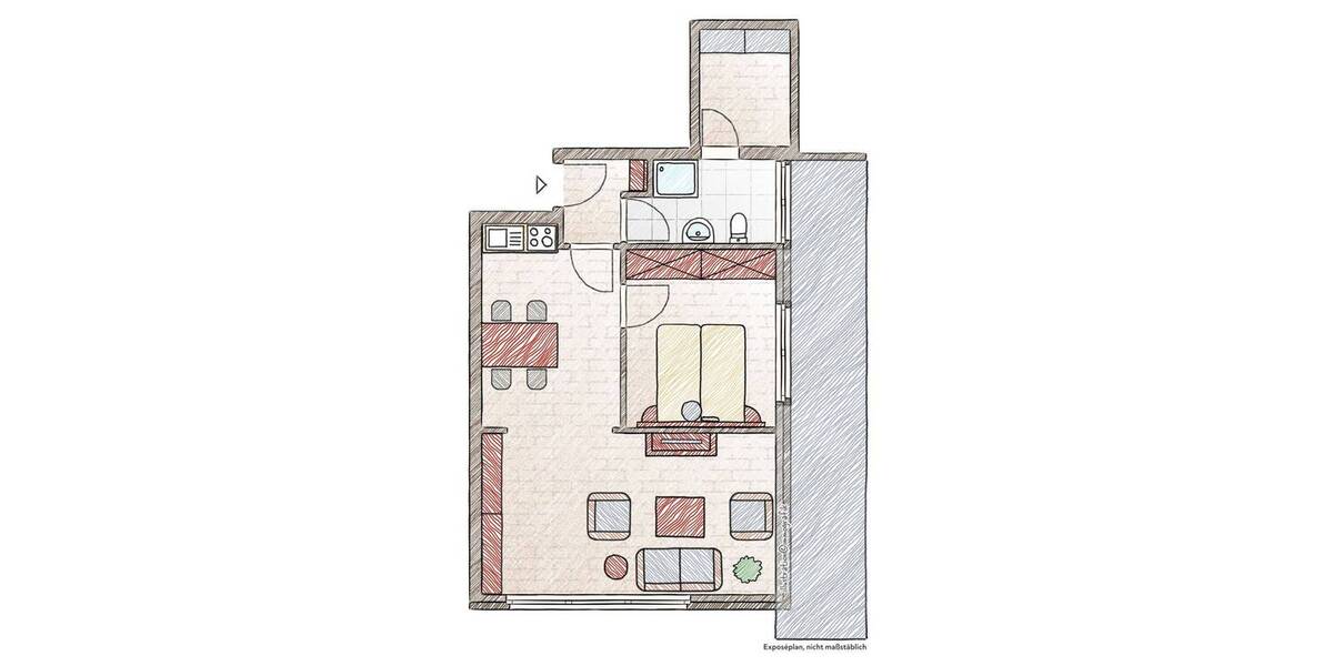 Etagenwohnung Wurster Nordseeküste Neufeld - 2 Zimmer, 41 m&sup2;, 154.000&euro; | Angebot:26289833
