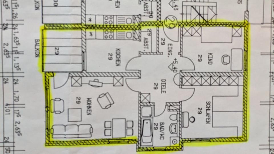 Etagenwohnung Neumarkt in der Oberpfalz Altenhof - 3 Zimmer, 78 m&sup2;, 295.000&euro; | Angebot:25722998