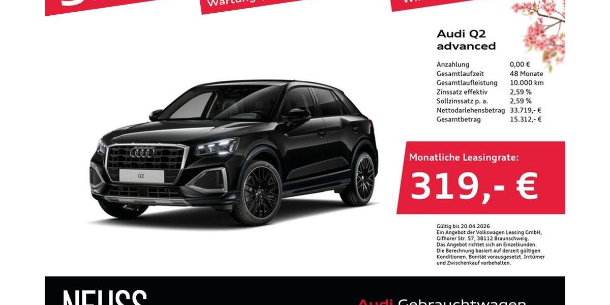 Audi Q2 5.294 km 32.790 &euro; Pfarrkirchen 84347
