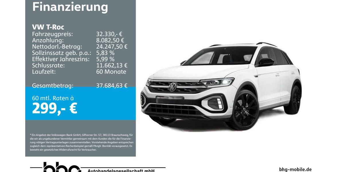 VW T-Roc 16.057 km 32.330 &euro; Kehl 77694