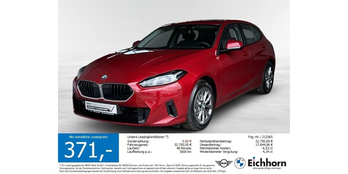 BMW 120 4.900 km 32.750 &euro; Miltenberg 63897