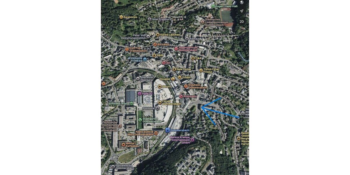Provisionsfrei* Urbanes Wohnen mit Weitblick: Großzügige 5-Zimmer-Wohnung direkt an der Fußgängerzone - Gewerbeobjekt Gummersbach Berstig Nord | Angebot:26422279