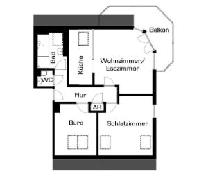 Wohnen mit Blick auf den Drachenfels: 3-Zimmer-Wohnung in attraktiver Lage von Bad Honnef - Dachgeschoßwohnung Bad Honnef - Rhöndorf Rhöndorf | Angebot:27001803