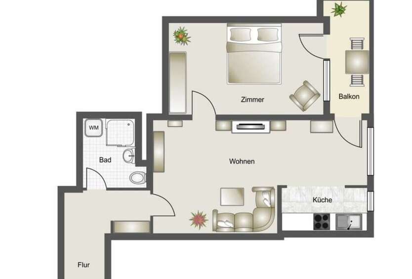 Wohnung zum Mieten in Schwabach 744 € 56 m²