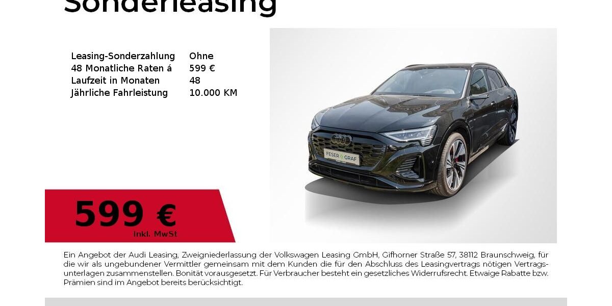 Audi Q8 e-tron 22.900 km 61.940 &euro; Magdeburg 39126