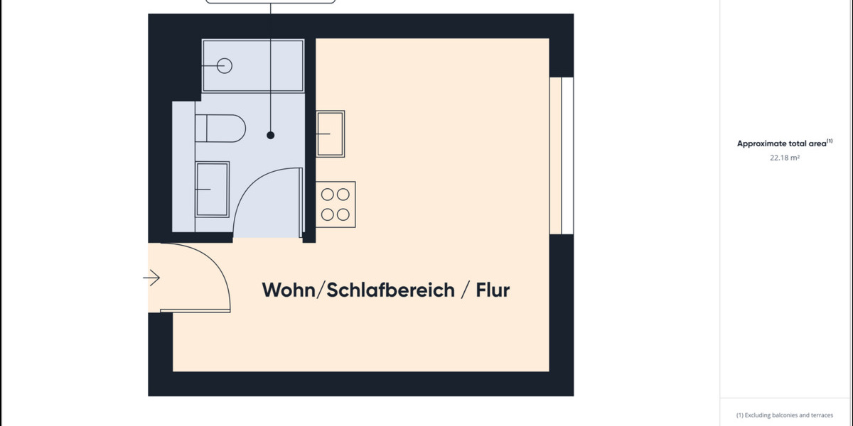 Ab Februar: Sanierte + möblierte 1-Zimmer-Wohnung ideal für Studierende & Azubis | Bigger Bude 1 zimmer