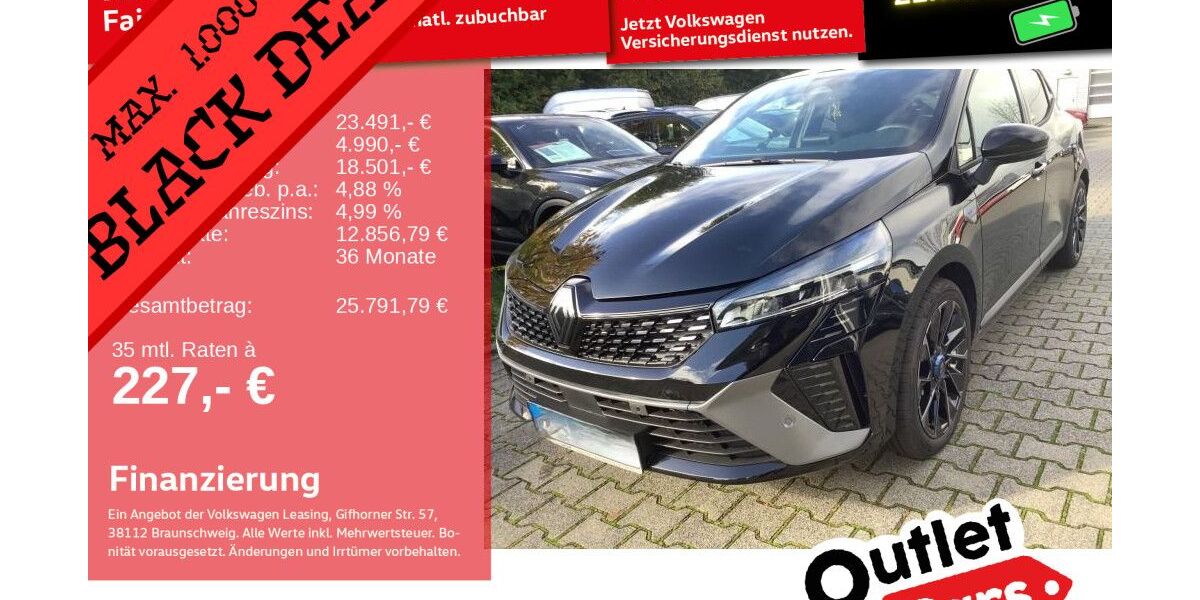 Renault Clio 2.851 km 23.491 € Mannheim 68309