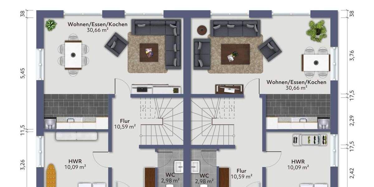 Doppelhaushälfte Schloß Holte-Stukenbrock Sende - 5 Zimmer, 136 m&sup2;, 476.000&euro; | Angebot:25067453