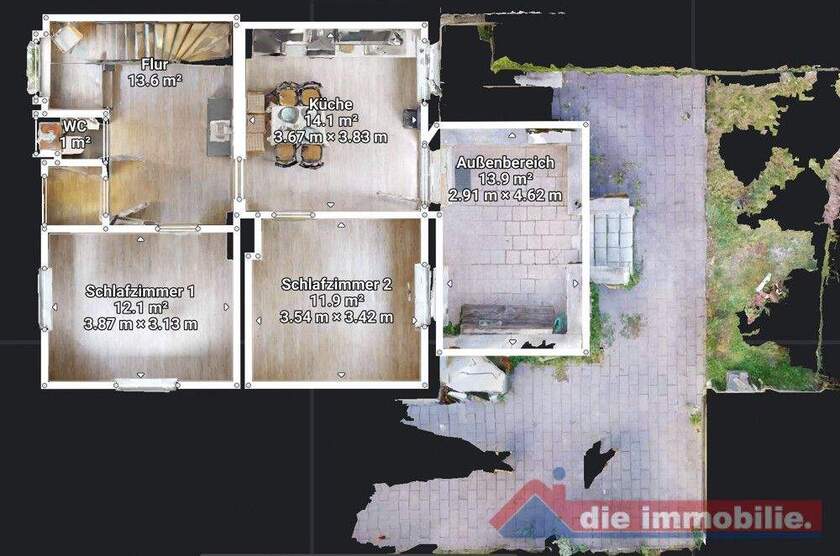 WG 4 Zimmer - next Level*Uni-Nähe*NK-Flatrate inkl. super-schnellem W-LAN*voll ausgestattete Küche* 4 zimmer