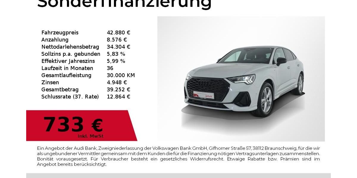 Audi Q3 14.400 km 42.880 &euro; Nürnberg 90441