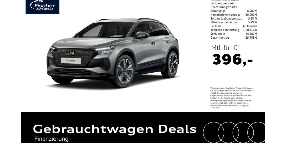 Audi Q4 e-tron 28.275 km 34.980 &euro; Neumarkt 92318
