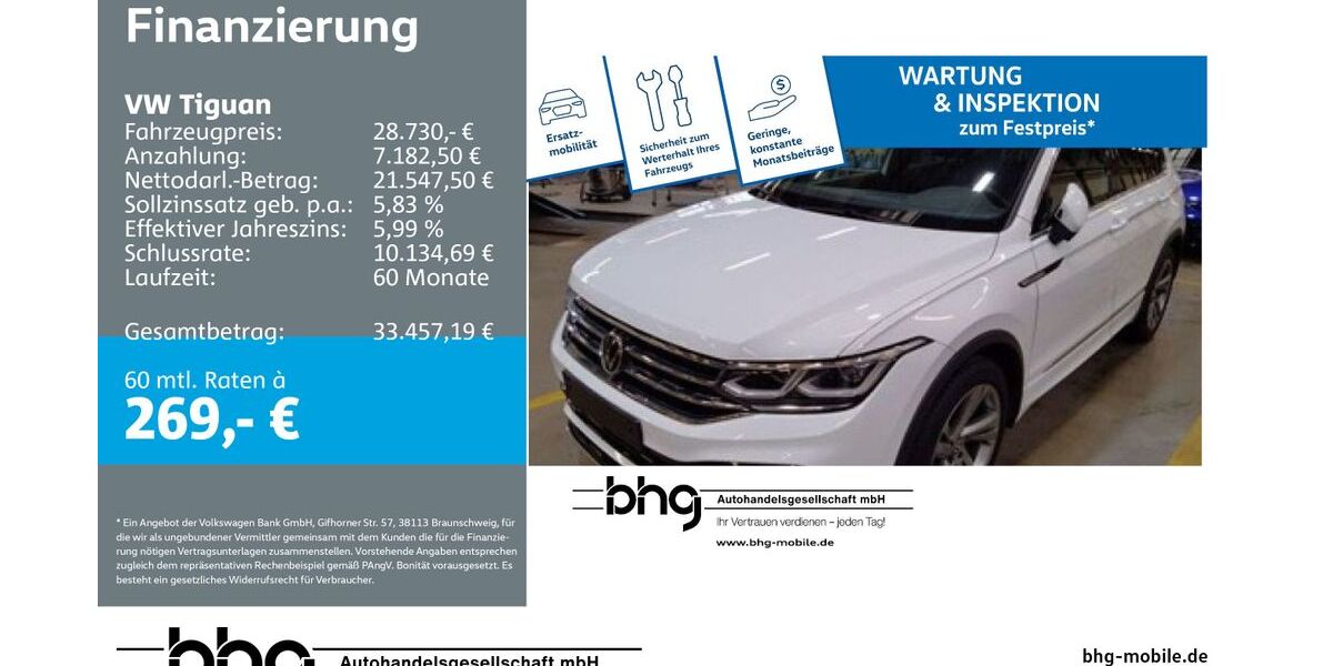 VW Tiguan 76.561 km 28.730 &euro; Balingen 72336