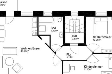 Charmante 3 Zimmerwohnung in SinsheimWeiler 3 zimmer