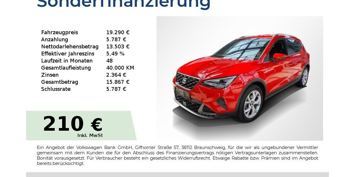 Seat Arona 32.250 km 19.290 &euro; Nürnberg 90441