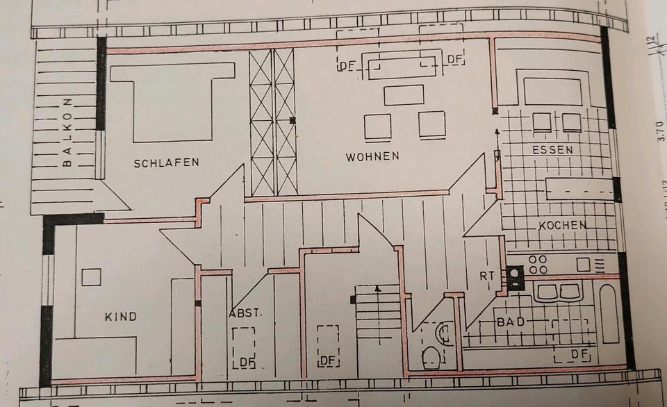 Etagenwohnung Ochsenhausen - 3.5 Zimmer, 90 m&sup2;, 810&euro; | Angebot:25547164
