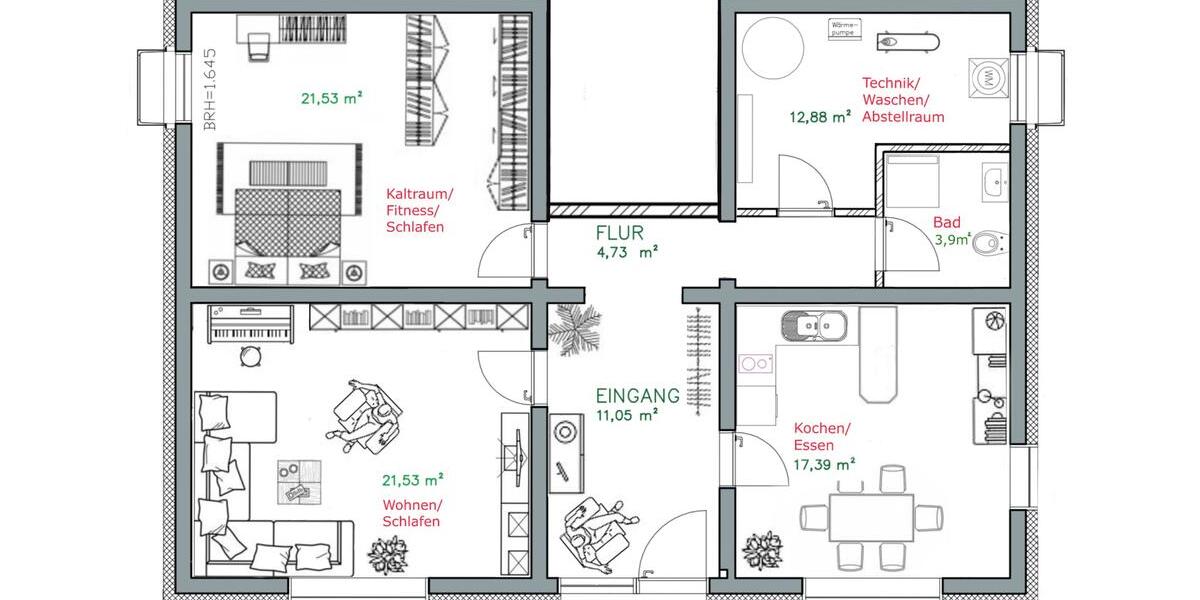 Erdgeschoßwohnung Albstadt Gemarkung Onstmettingen - 3 Zimmer, 93 m&sup2;, 950&euro; | Angebot:26102762